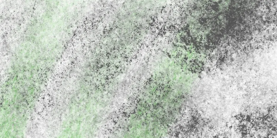 White and green mottled grunge texture with dark speckled patches