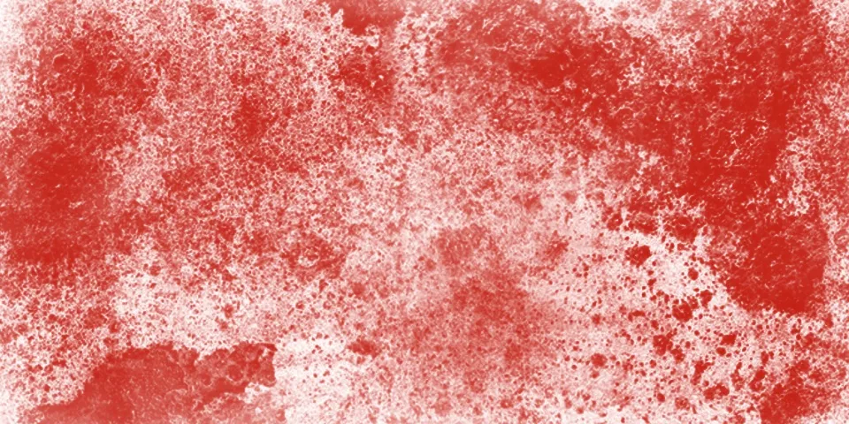 Red and white splattered grunge texture